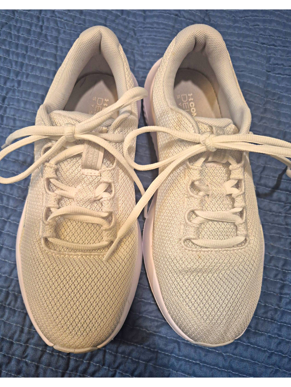 Under Armour Surge 4 Womens Low Tp LaceUp Mesh Sneaker White